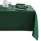 Threadmade Home Alison Eyelet Punched Border Fabric Tablecloth, Forest - 52"W x 52"L Square